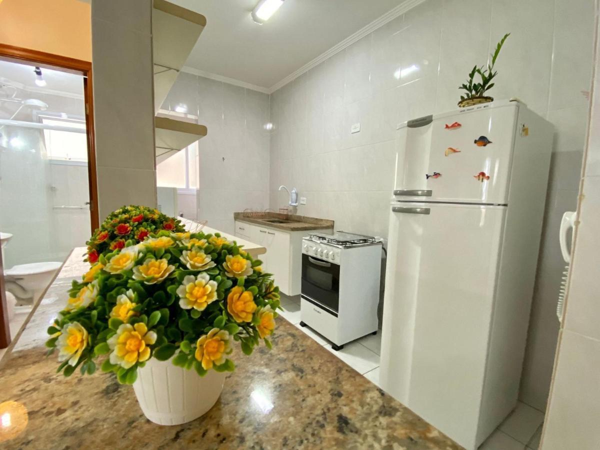 G086 - Apto Vista Mar Na Quadra Da Feirinha Da Guilhermina Praia Grande  Eksteriør bilde